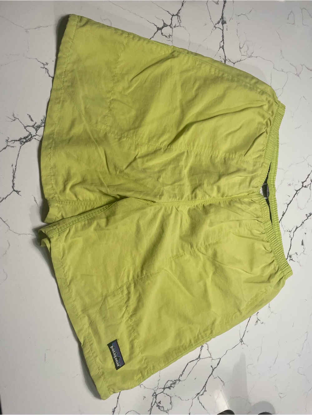 Patagonia Men's Lightweight Lime Green Shorts